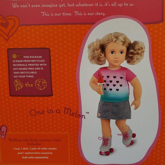 Our Generation Toys Our Generation Doll Clothes And Doll Roller Skates Baby Doll Clothes